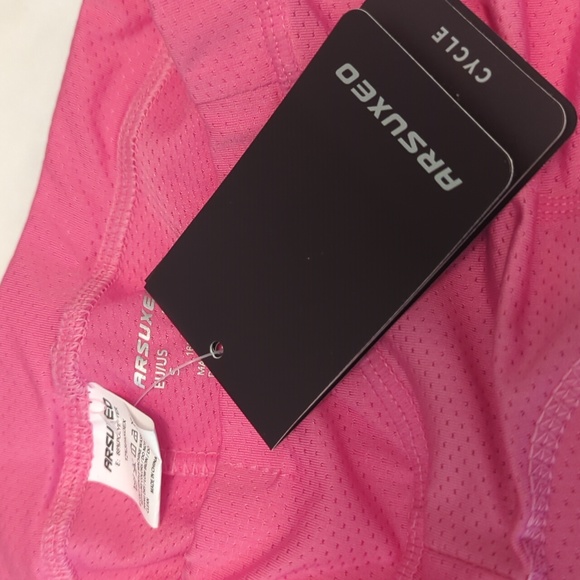 Cycling Bike Shorts Pink Padded - Picture 2 of 4